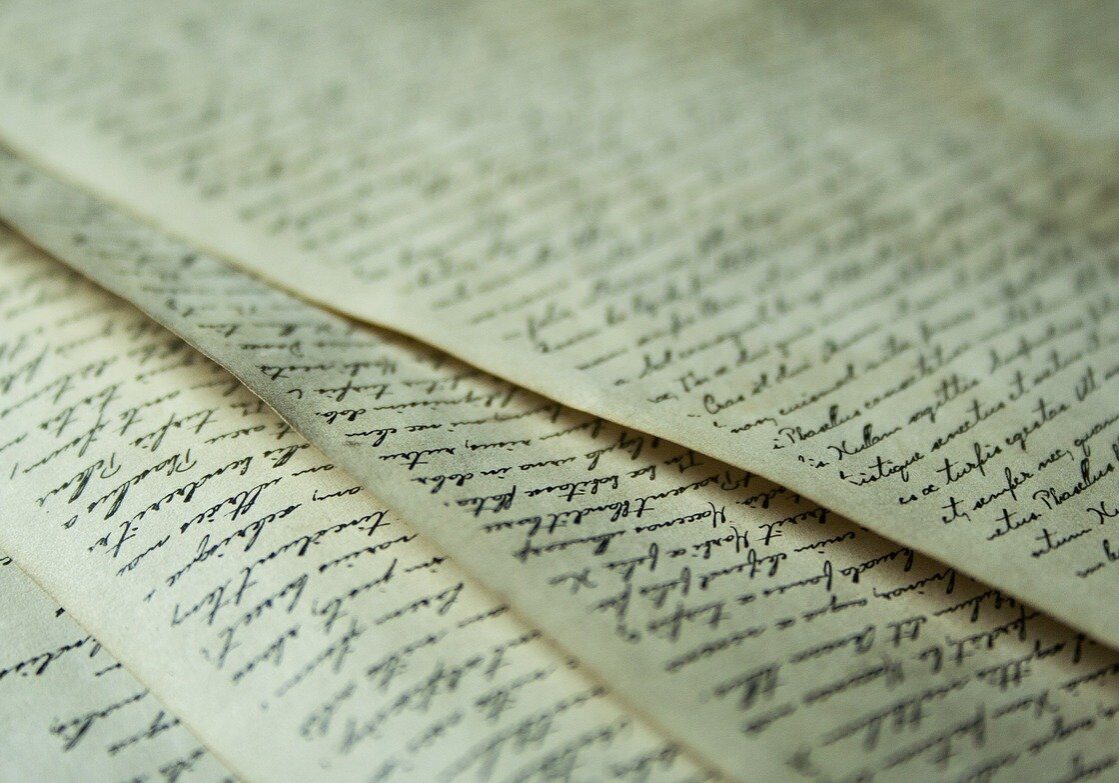 Photo of paper documents